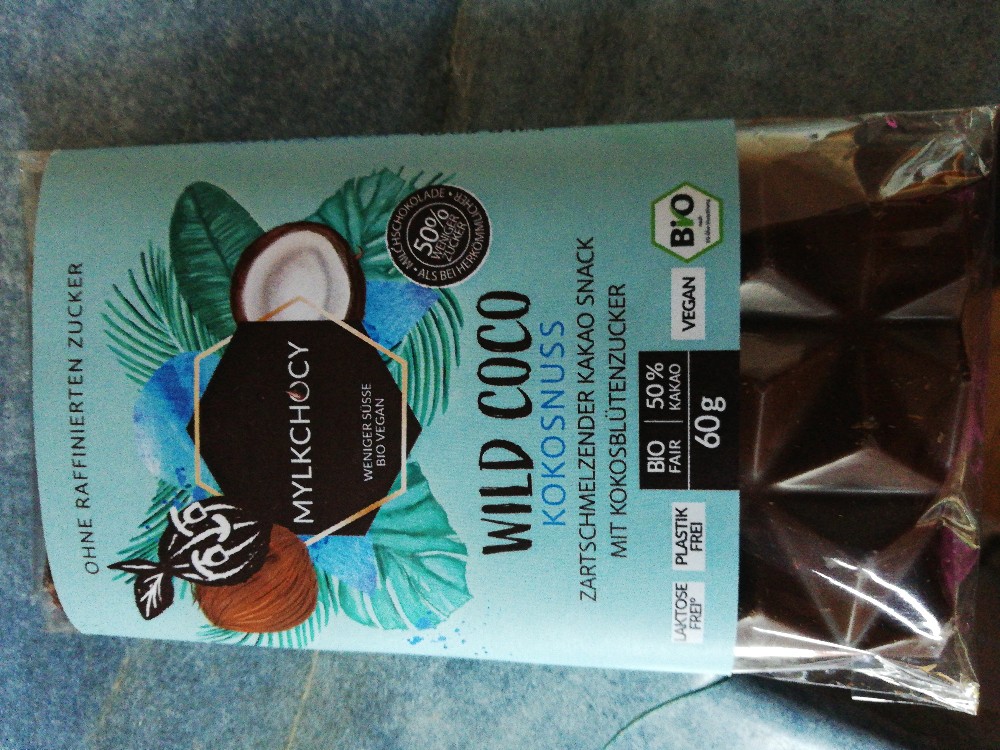 Vegane Bio-Schokolade mit Kokos, Mit Kokosblütenzucker von Schul | Hochgeladen von: Schulli1976