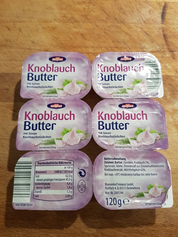 Aldi Sud Knoblauchbutter Kalorien Neue Produkte Fddb