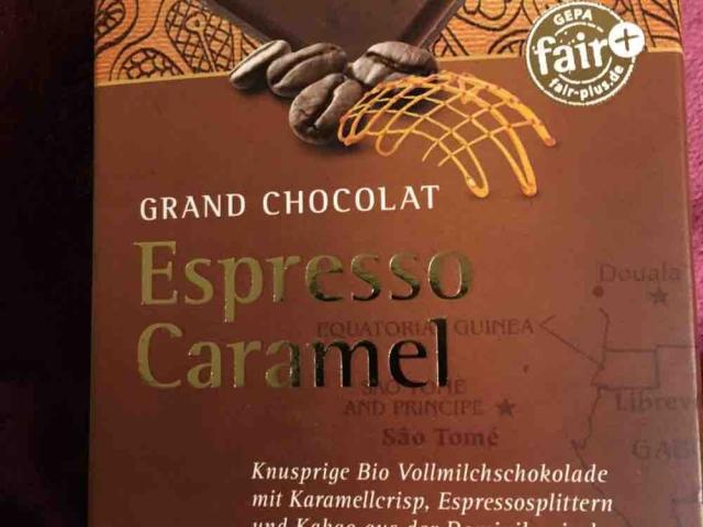 Bio Vollmilch Schokolade, Espresso & Karamellcrisp von Anq | Hochgeladen von: Anq