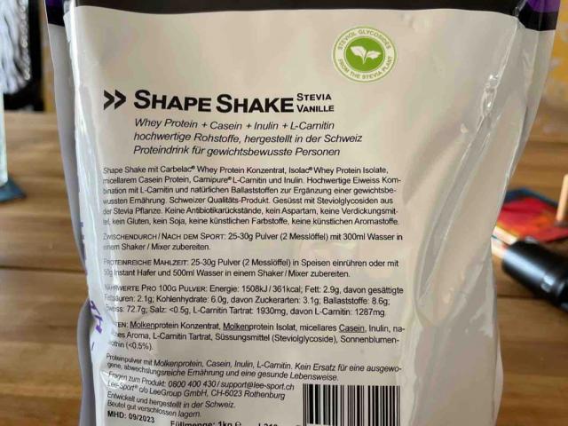 Shape Shake, Stevia Vanille von marghi | Hochgeladen von: marghi