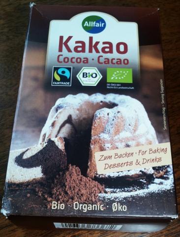 Allfair Bio Fairtrade Kakaopulver | Hochgeladen von: gossip89959