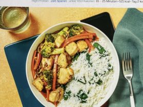 Schneller Teriyaki Seelachs auf Spinat-Reis mit Stir Fry Mix | Hochgeladen von: Fabyious