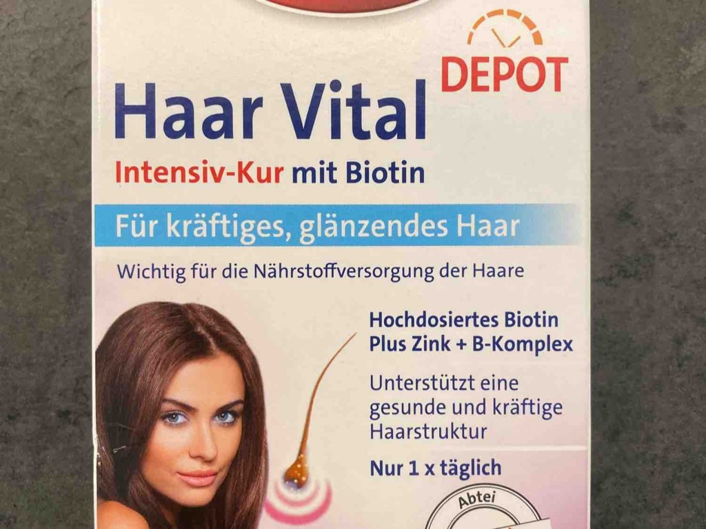 Haar Vital Depot mit Biotin Plus Zink + Folsäure + B-Komplex von | Hochgeladen von: annabel1992