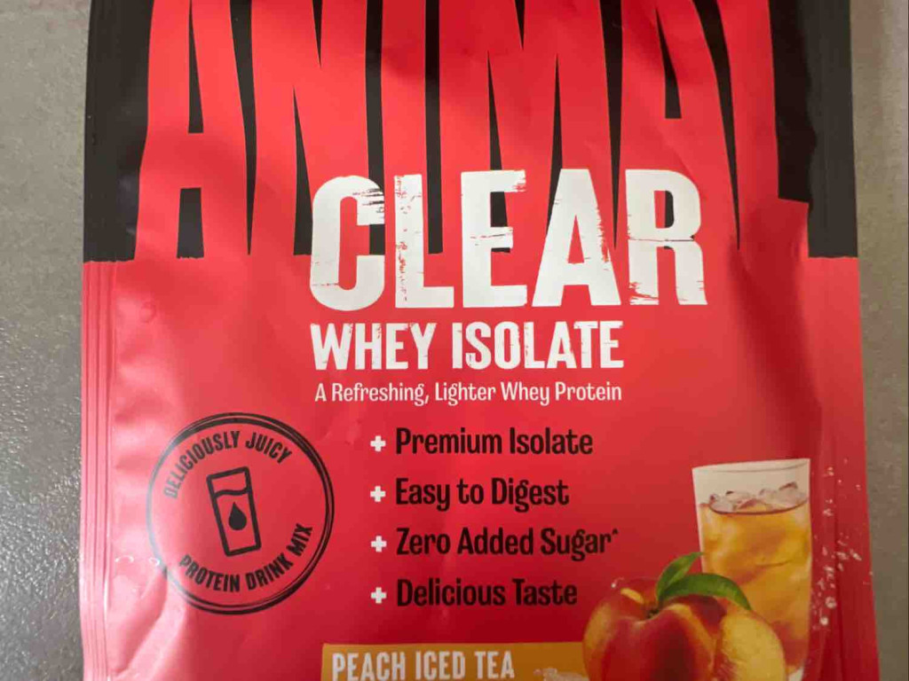 ANIMAL Clear Whey Isolat (Peach Iced Tea) von DariusWolf | Hochgeladen von: DariusWolf