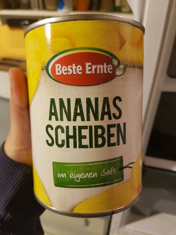 Beste Ernte, Ananasscheiben, im eigenen Saft Kalorien