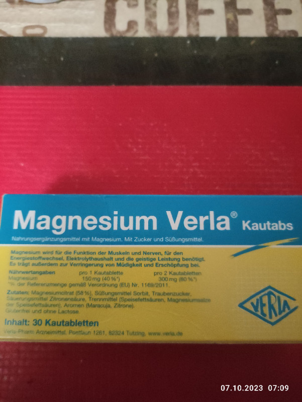 Magnesium Kautabs, Maracuja-Zitrone von Bernd R. | Hochgeladen von: Bernd R.