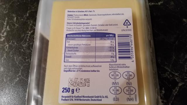 Butterkäse in Scheiben | Hochgeladen von: huhn2