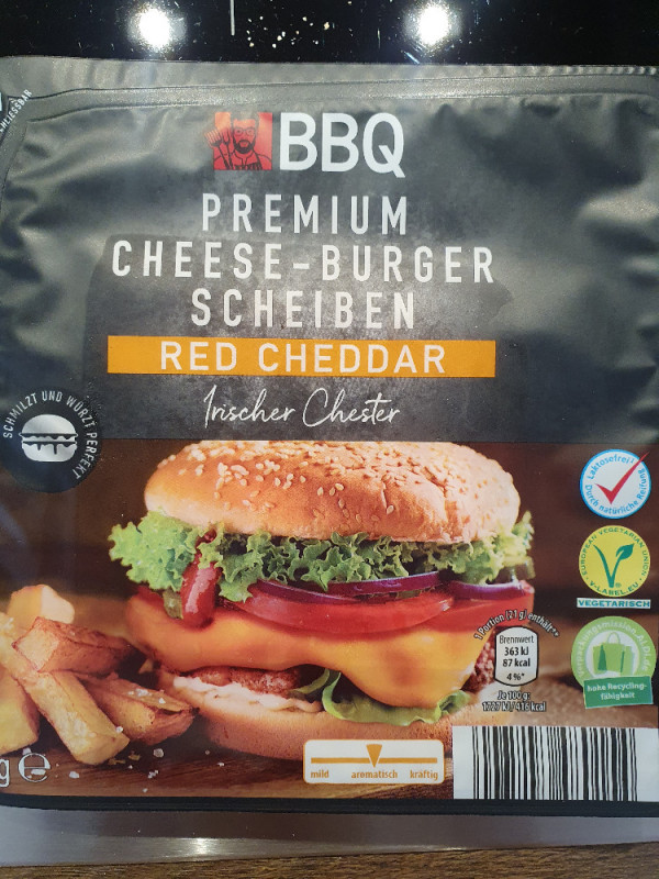 Premium  Cheese-Burger Scheiben, Red Cheddar von NancyNeu | Hochgeladen von: NancyNeu