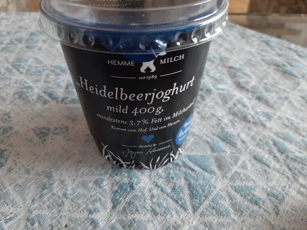 Heidelbeerjoghurt , mild, min. 3,7% Fett im Milchanteil von Doro | Hochgeladen von: Dorothee2019