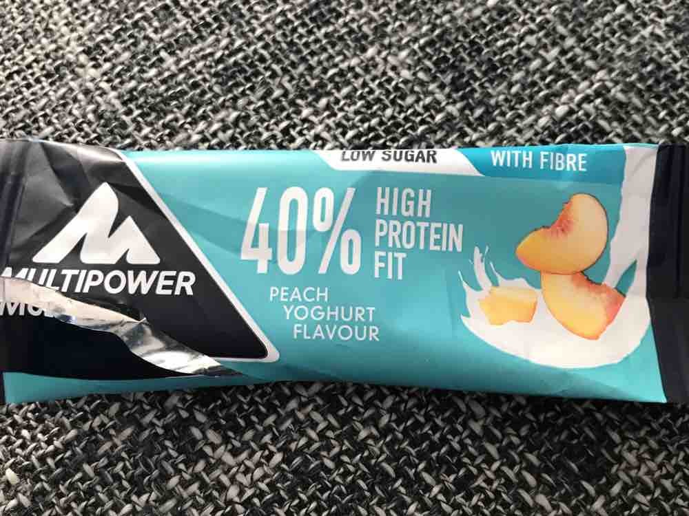 40% high Protein fit Peach yoghurt, Proteinriegel von katjar | Hochgeladen von: katjar