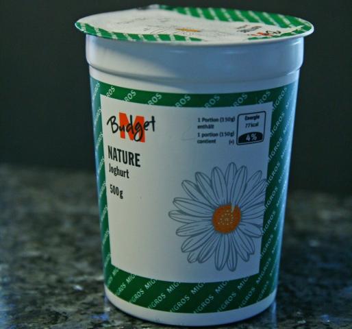 Migros Budget Joghurt, Nature | Hochgeladen von: elise