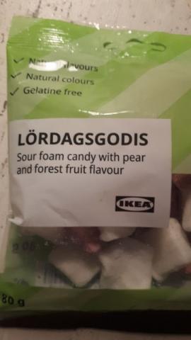 Lördagsgodis Sour foam Candy, with pear and forest fruit fla | Hochgeladen von: lgnt