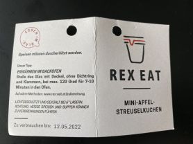 Rex Eat: Mini-Apfelstreuselkuchen | Hochgeladen von: chriger