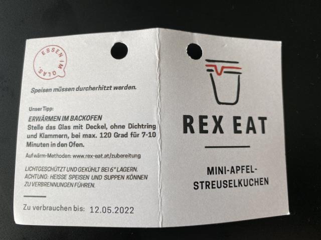 Rex Eat: Mini-Apfelstreuselkuchen | Hochgeladen von: chriger