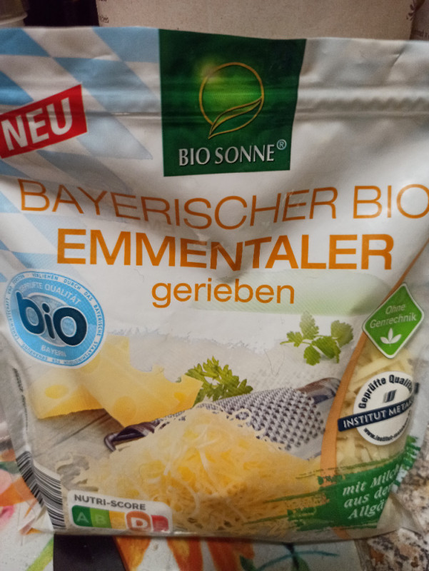Bayerisches Bio Emmentaler, gerieben von Grandia | Hochgeladen von: Grandia