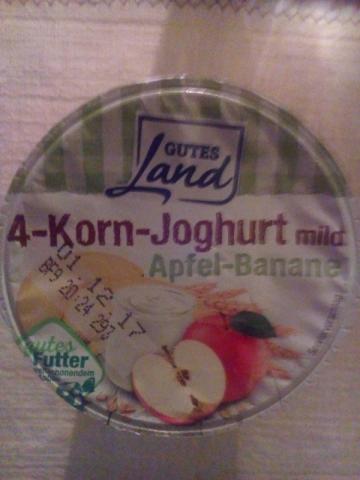 Gutes Land 4 Korn Joghurt, Apfel-Banane | Hochgeladen von: Seidenweberin