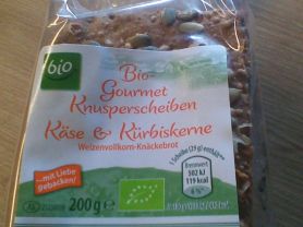 bio Gourmet Weizenvollkorn-Knusperscheiben, Käse & Kürbi | Hochgeladen von: Vici3007