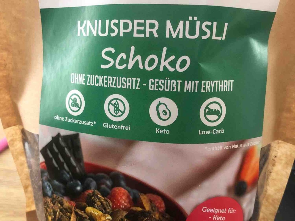 Simply Keto  Knusper  Müsli Schoko, ohne Zuckerzusatz von chrisc | Hochgeladen von: chrischile