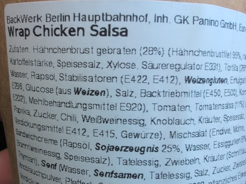 Wrap  Chicken Salsa von Shook | Hochgeladen von: Shook