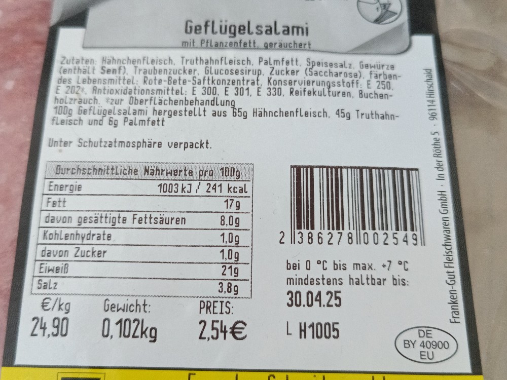 Geflügelsalami mit Pflanzenfett, geräuchert von timoEde | Hochgeladen von: timoEde Geflügelsalami mit Pflanzenfett, geräuchert von timoEde | Hochgeladen von: timoEde