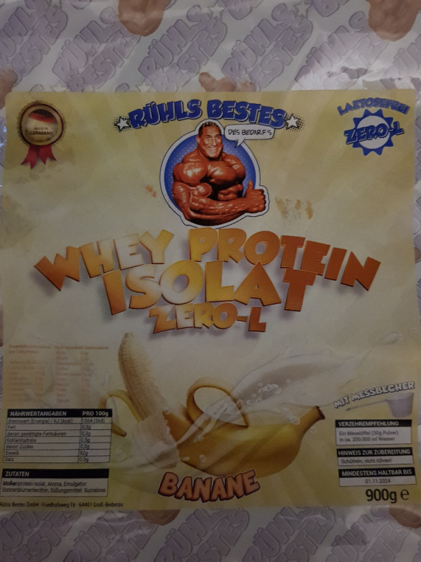 Whey Protein Isolat (Zero-L) Banane von Kay1984 | Hochgeladen von: Kay1984