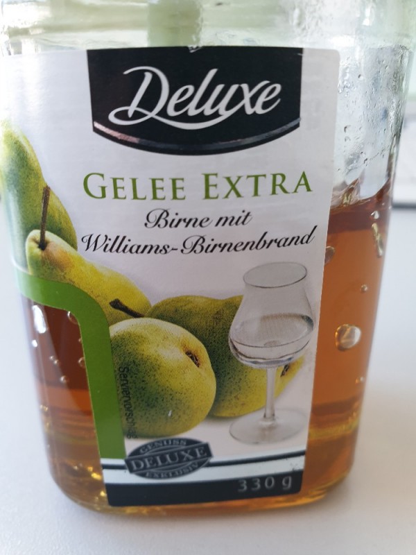 Deluxe Gelee Extra, Birne mit Williams-Birnenbrand von Skol | Hochgeladen von: Skol