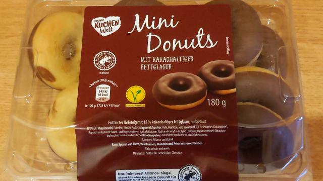 Mini Donuts, Mit Kakaohaltiger Fettglasur von Kylar195 | Hochgeladen von: Kylar195