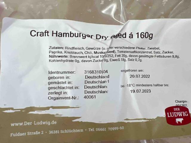 Craft Hamburger Dry Aged Patties von top111 | Hochgeladen von: top111