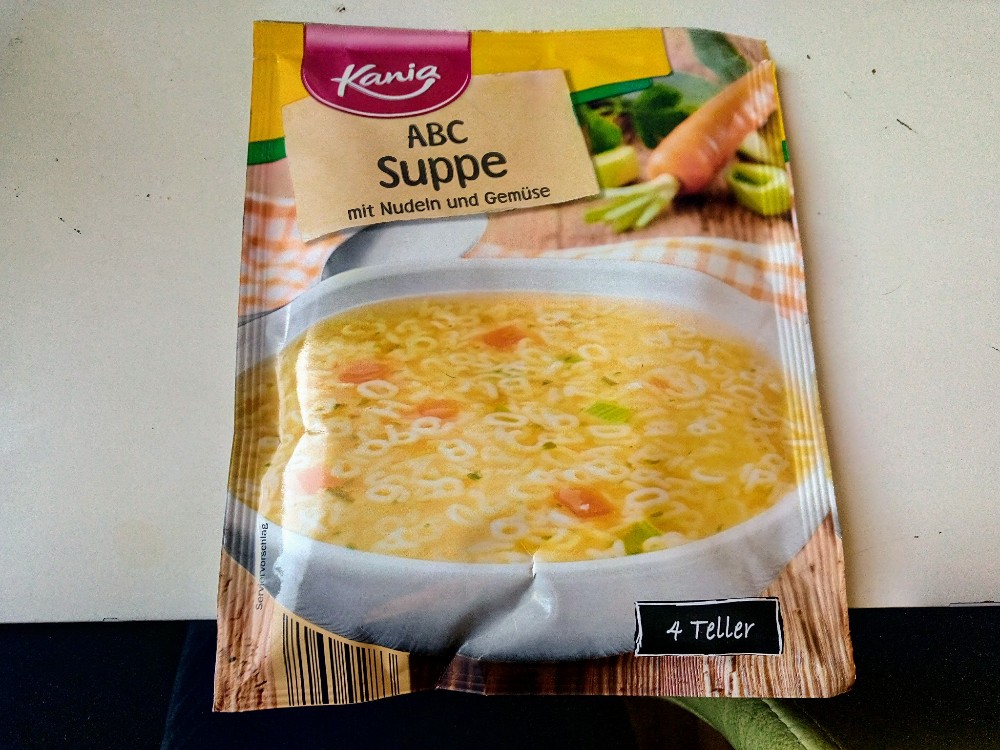ABC Suppe mit Nudeln und Gemüse, Trockenprodukt von Gouda | Hochgeladen von: Gouda