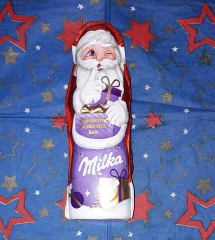 Milka Weihnachtsmann Alpenmilch | Hochgeladen von: Siope