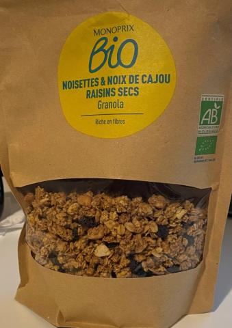 Bio Granola, Noisettes & Noix de cajou raisins secs | Uploaded by: left2talk