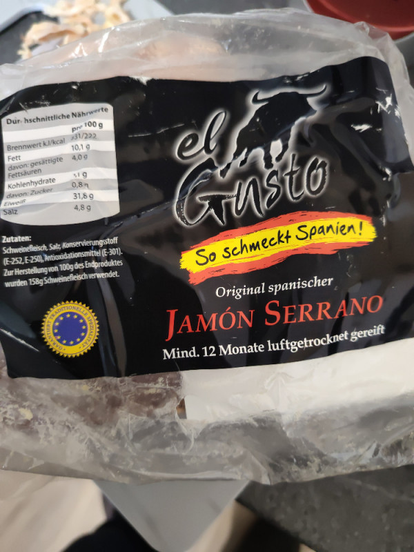 Original Spanischer Jamón Seranob, Min 12Mon luftgetrocknet und  | Hochgeladen von: MagtheSag