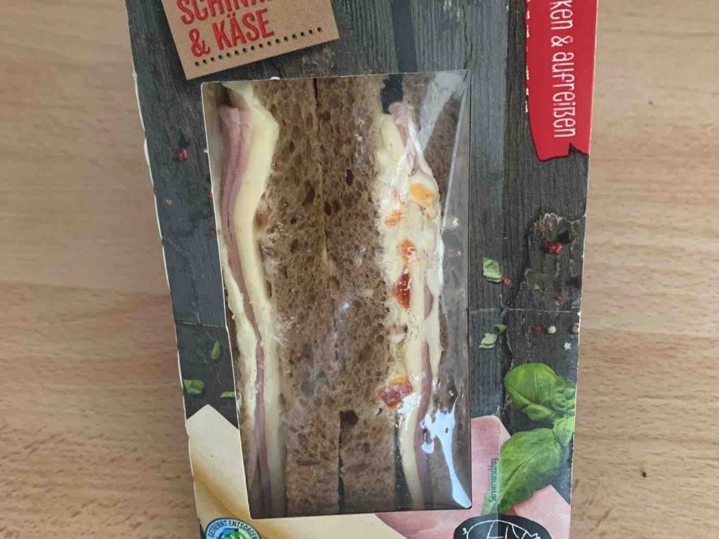Sandwich Schinken & Käse, Mehrkornbrot mit Hinterschinken un | Hochgeladen von: killergoldbaer