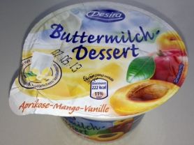 Desira Buttermilch Dessert Aprikose Mango Vanille Kalorien Joghurt Fddb