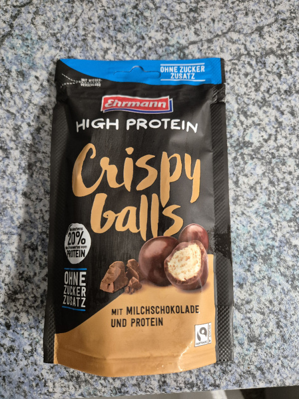 High Protein Crispy Balls, Milchschokolade von Miriam25 | Hochgeladen von: Miriam25