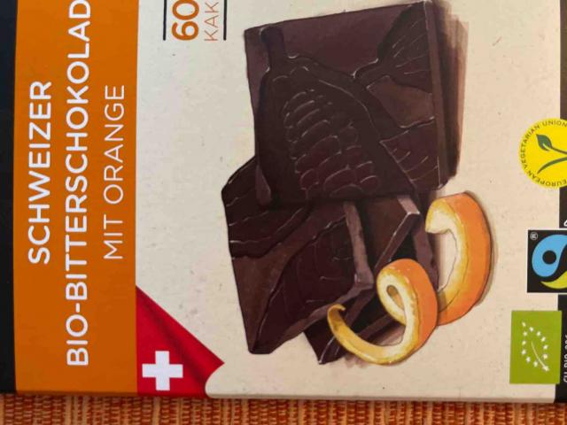 Schweizer Bio Bitterschokolade mit Orange von dabbond | Hochgeladen von: dabbond