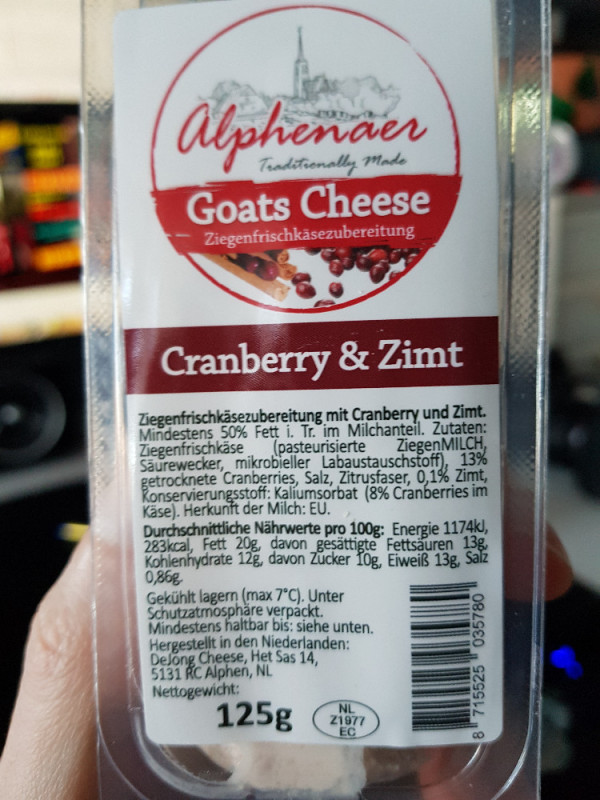 Alphenaer Goats Cheese, Cranberry & Zimt von krapfen | Hochgeladen von: krapfen