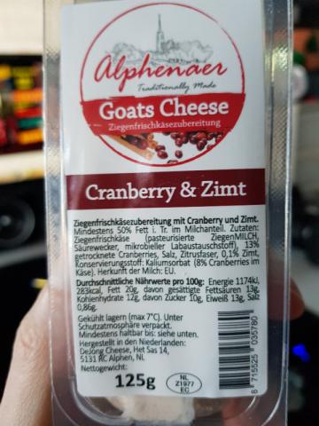 Alphenaer Goats Cheese, Cranberry & Zimt von krapfen | Hochgeladen von: krapfen