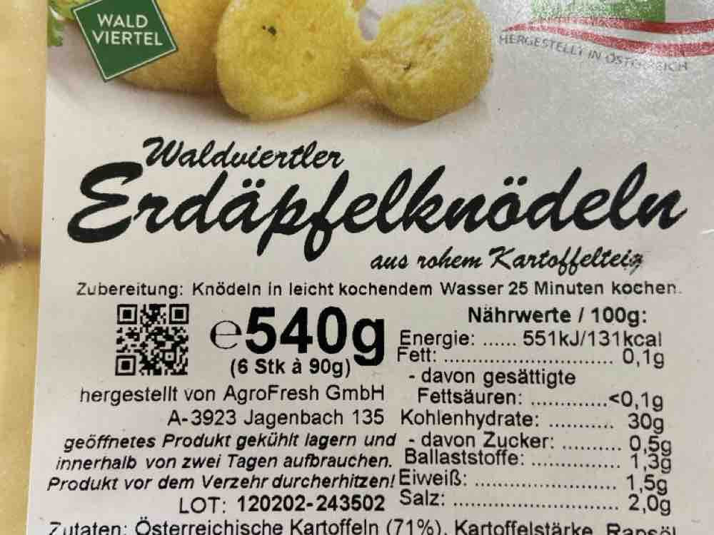 Waldviertler Erdäpfelknödel, aus rohem Kartoffelteig von Sophie1 | Hochgeladen von: Sophie1305