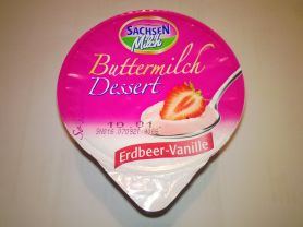 Buttermilch Dessert Erdbeer-Vanille | Hochgeladen von: dagobaer