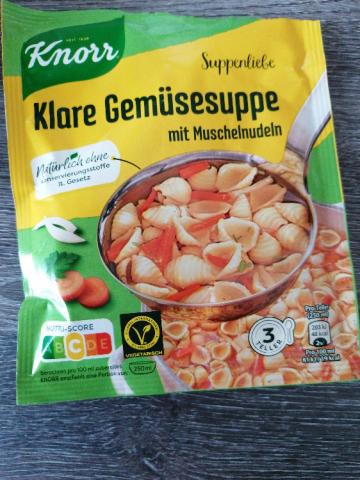 Klare Gemüsesuppe, mit Muschelnudeln von Vero490 | Hochgeladen von: Vero490