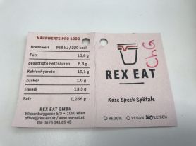 Rex Eat: Käse Speck Spätzle, Käse | Hochgeladen von: chriger