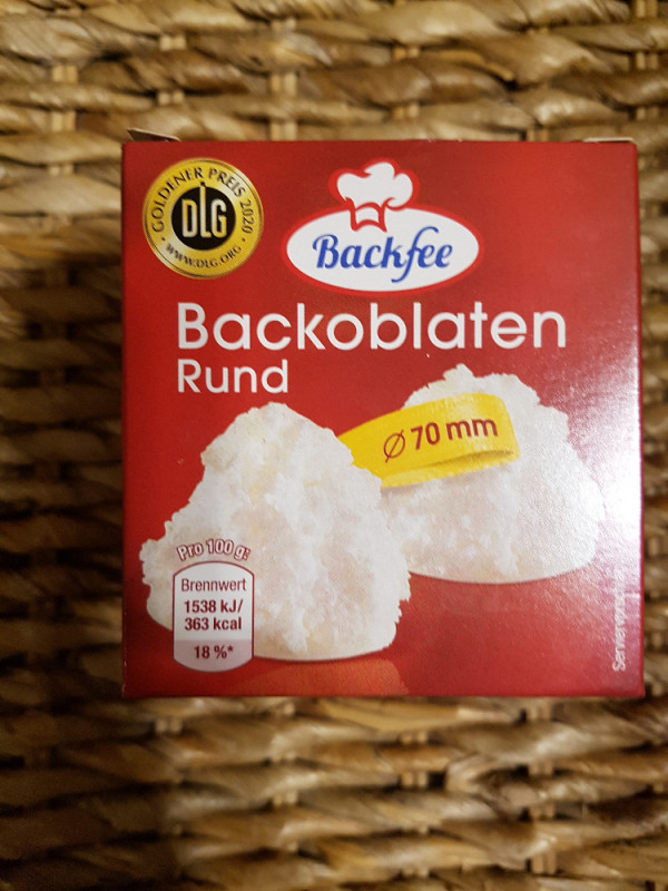 Back Oblaten rund, / 70 cm von Die Hexe | Hochgeladen von: Die Hexe