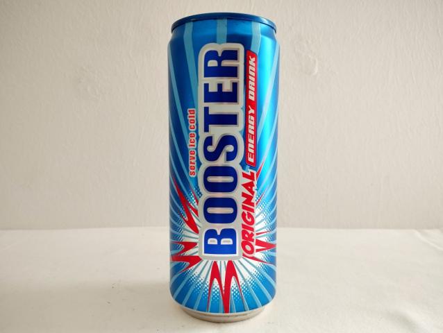 BOOSTER ENERGY DRINK, Mit Taurin & Koffein | Hochgeladen von: micha66/Akens-Flaschenking