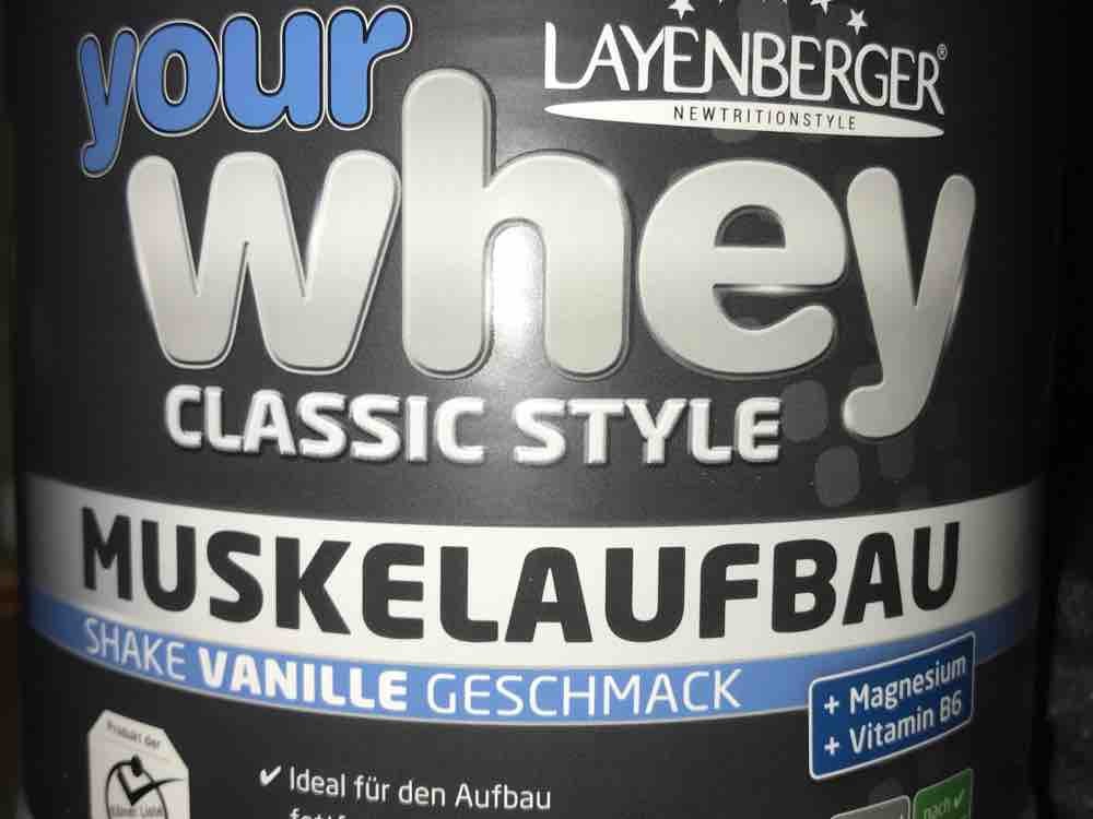Your Whey Vanille (Classic), Magnesium , Vitamin b von AndreasGe | Hochgeladen von: AndreasGerike
