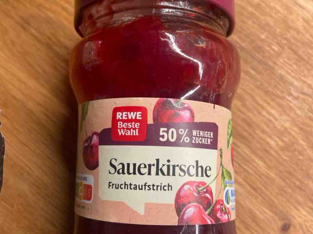 Rewe Sauerkirsche Fruchtaufstrich, 50% von Aspiregt | Hochgeladen von: Aspiregt