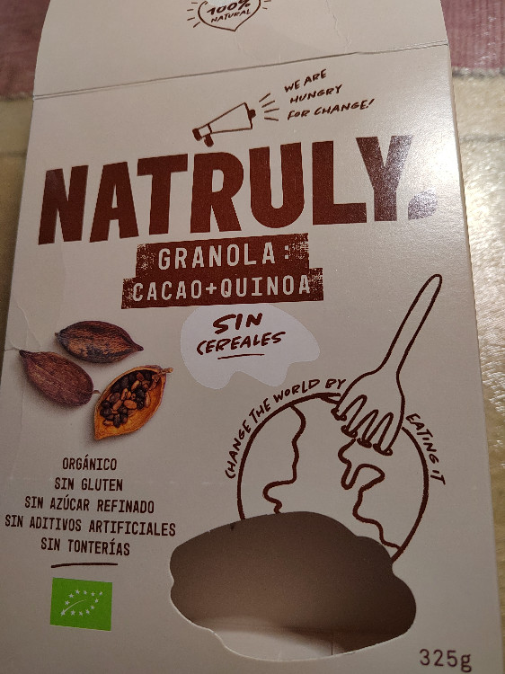 Granola Cacao + Quinoa, (Nüsse und Samen mit Kakao und Quinoa, g | Hochgeladen von: melrose2513