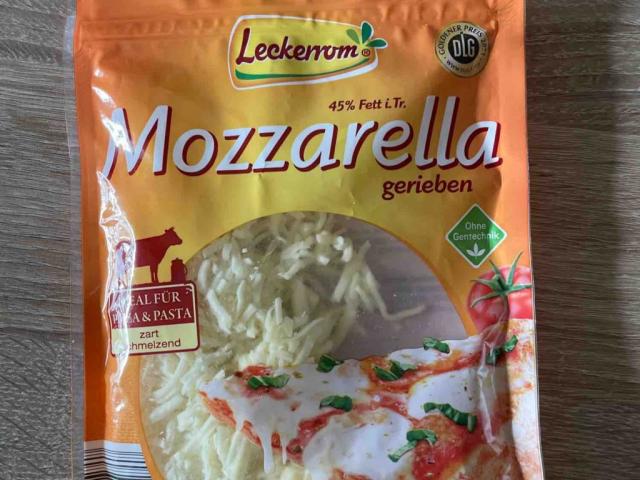 Mozzarella Leckerrom, 45% Fett  i. Tr. von alleswarschonvergeben | Hochgeladen von: alleswarschonvergeben