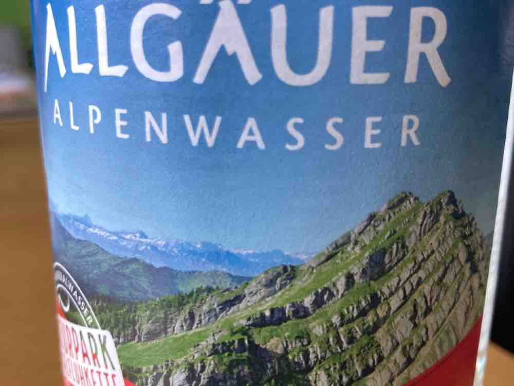 Allgäuer Alpenwasser s‘pfizzige, Mineralwasser spritzig von Andy | Hochgeladen von: Andy090675