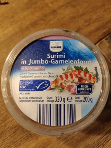 surimi in Jumbo-garnelenform, in Knoblauchöl von FranzSimon | Hochgeladen von: FranzSimon